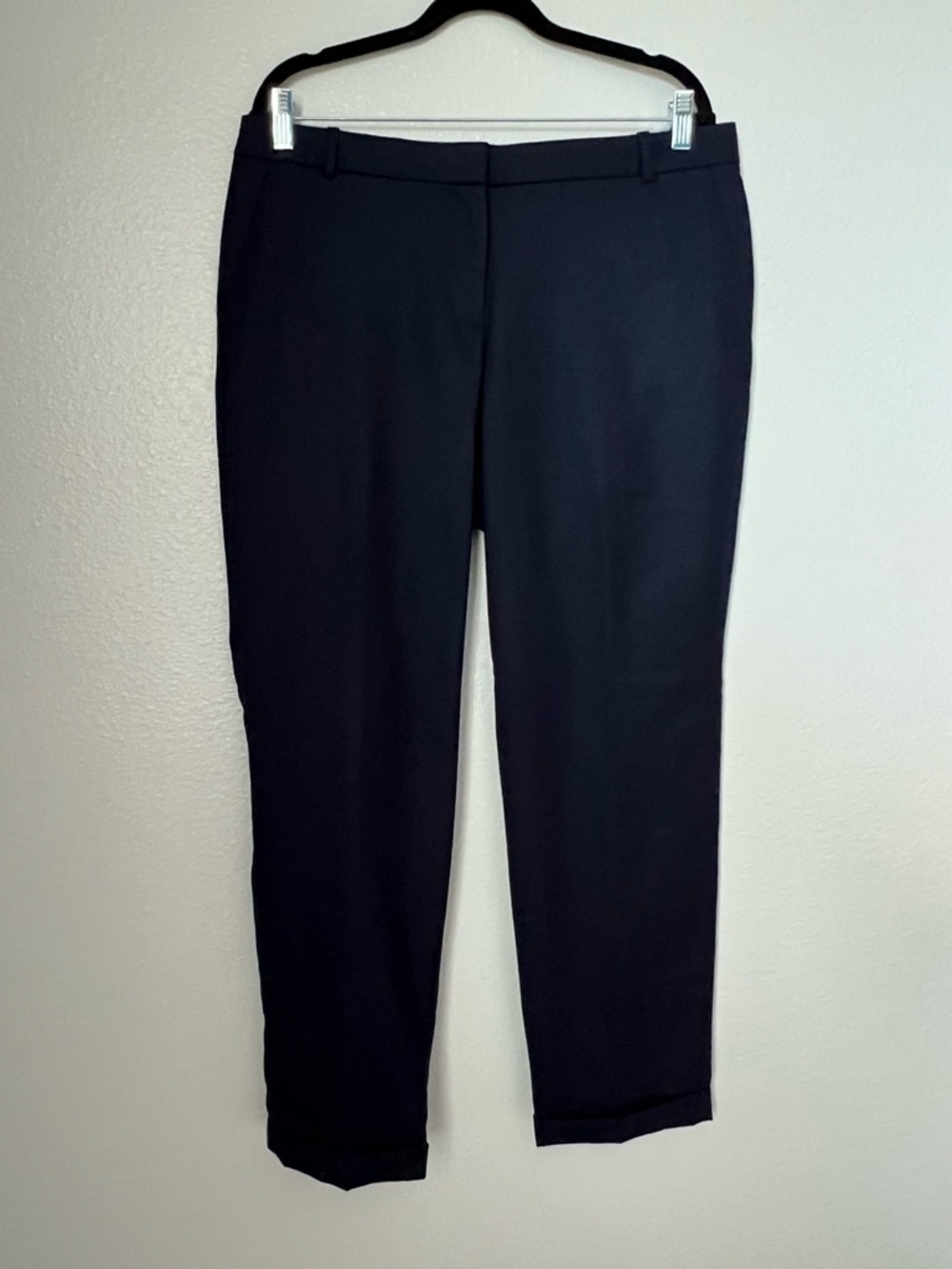J. Crew Navy Cafe Capri Cropped Dress Pants